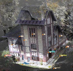 3dscan pontfelhő épület felmérés